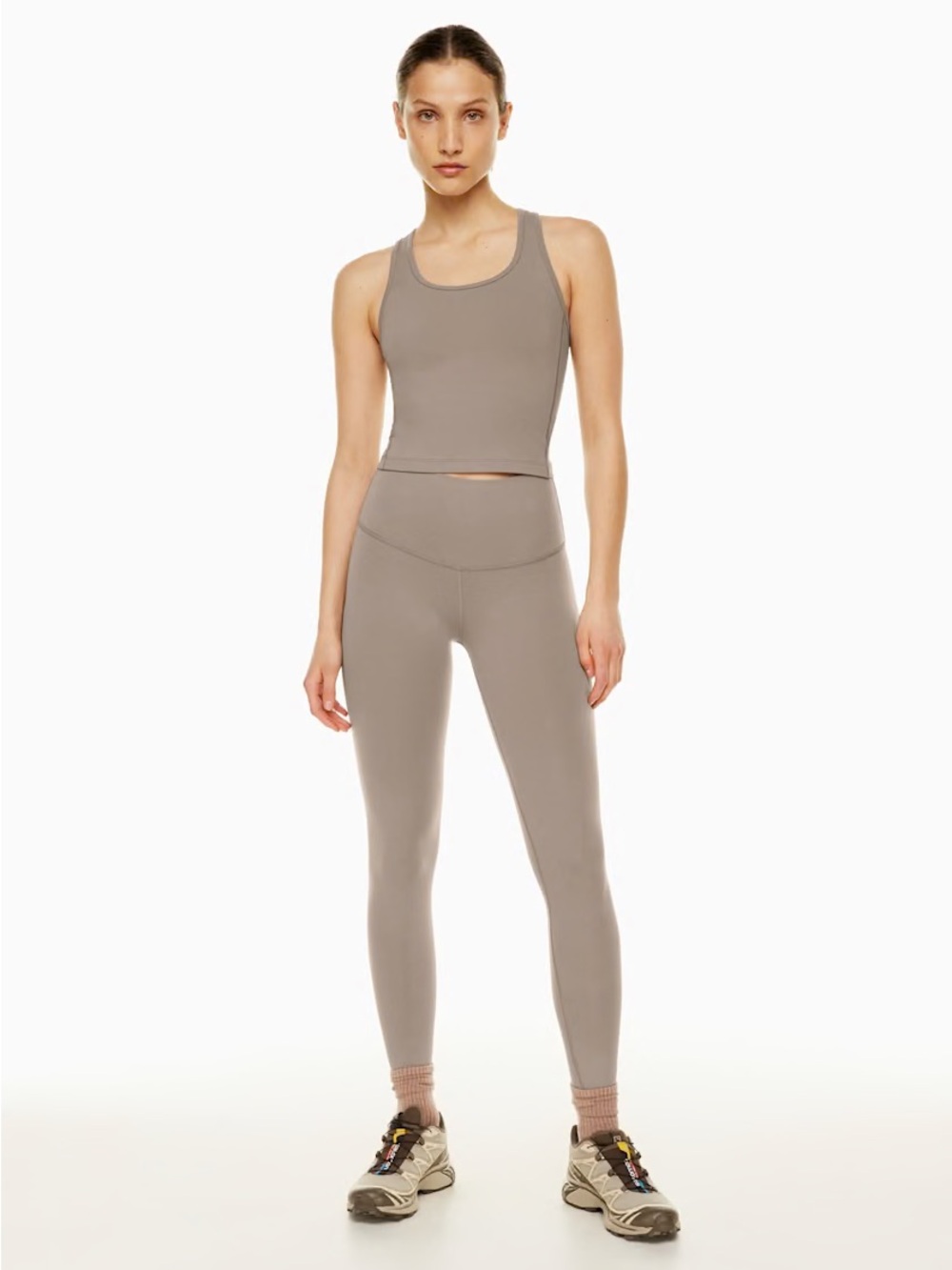 Aritzia TNA Racerback Tank - White